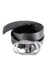 Piccola Lala De-pl-aymblt-000058 Ceinture, Noir, M Femme