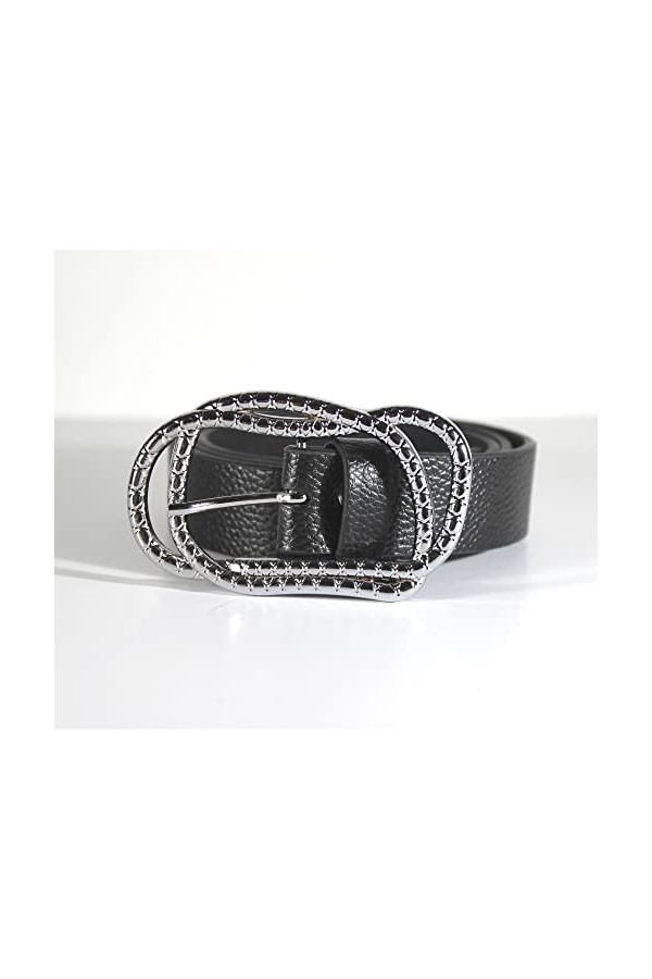 Piccola Lala De-pl-aymblt-000058 Ceinture, Noir, M Femme