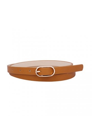 Day of Saturn Ceinture élégante pour femme - Ceinture fine pour fille - Jupe en jean, camel, M