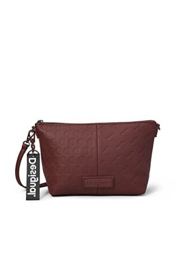 Desigual Accessories PU Across Body Bag, Sac à Dos Acros Femme, Rouge, U