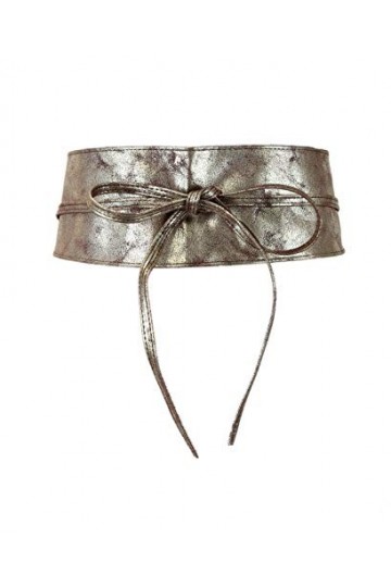 irisaa Ceinture large pour femme, vieux rose, taille unique