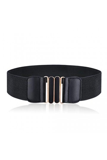 AYPOW Ceinture Taille élastique pour femme, Larges ceintures pour robe,Haute élastique Extensible Réglable Style Simple Ceint