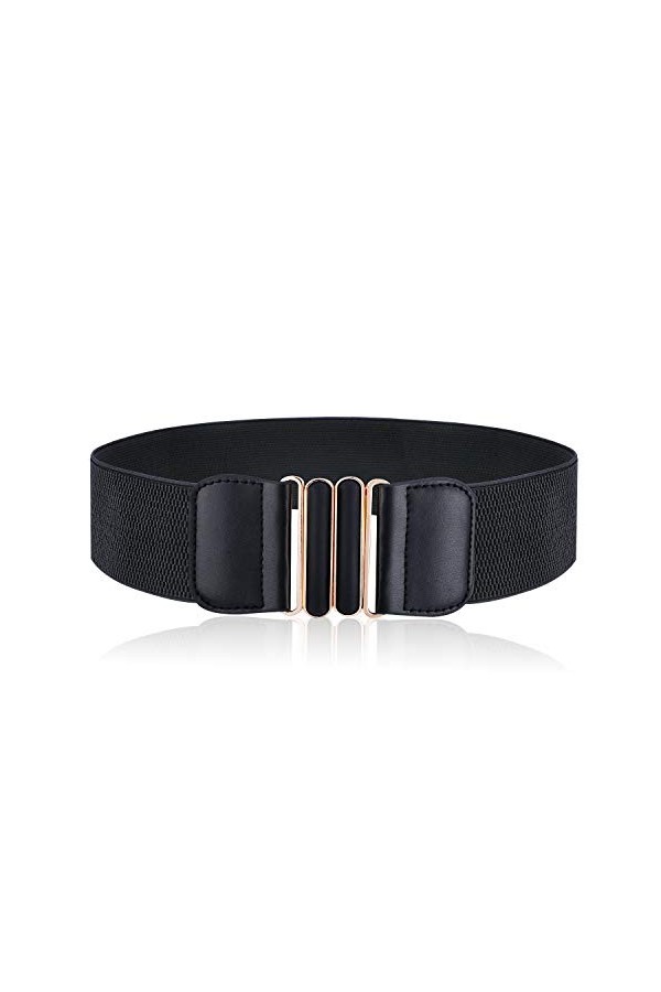 AYPOW Ceinture Taille élastique pour femme, Larges ceintures pour robe,Haute élastique Extensible Réglable Style Simple Ceint