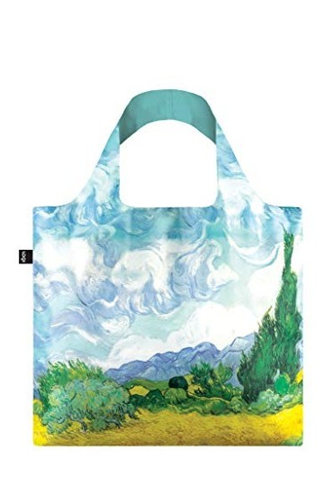 Vincent Van Gogh a Wheat Field With Cypresses. Bag