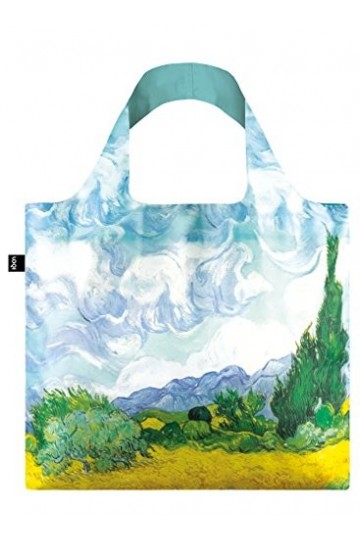 Vincent Van Gogh a Wheat Field With Cypresses. Bag