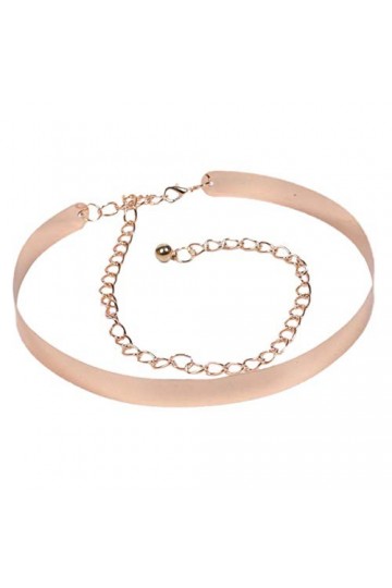 Asudaro Chaîne de Taille Femmes Ceinture Chaînes de Corps Bijoux Cassette Paillettes en Métal Ceinture Robe Décorative en Cei