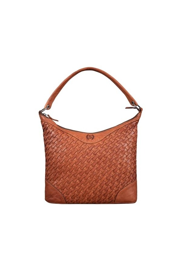 STILORD Chiara Vintage Sac a Main Femmes Cuir Souple Grand Sac dépaule pour les Affaires et le Shopping Besace Bandoulière