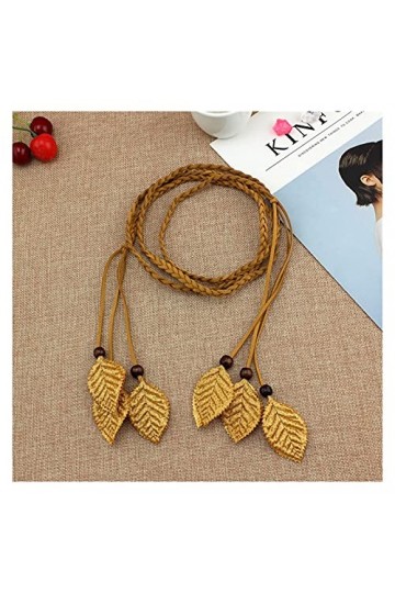 JSJJRGB Ceinture 1pc 0.7cm Elastic Corde de Corde tissé Taille Vintage Ceintures Femmes Laisse la Taille de la teneur en Form