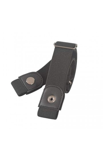 Ansenesna Ceinture Femme sans Boucle et élastique Invisible extensible pour les hommes mode respirer confortablement sans ren