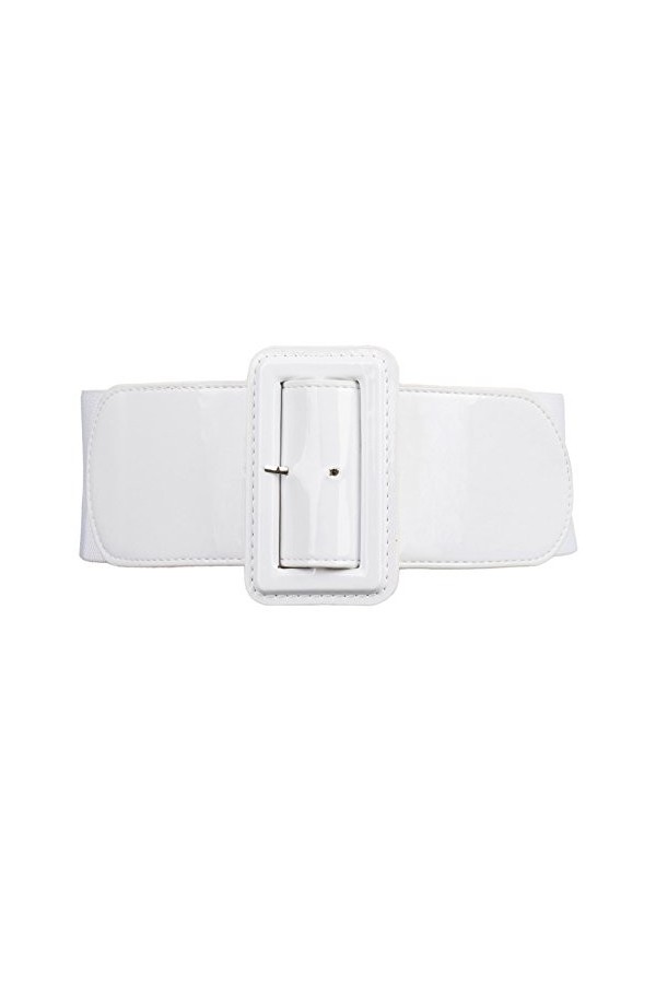 Hanna Nikole Ceinture de robe taille large pour femme Ceinture tressée en PU pour chemise coupe-vent Rouge M