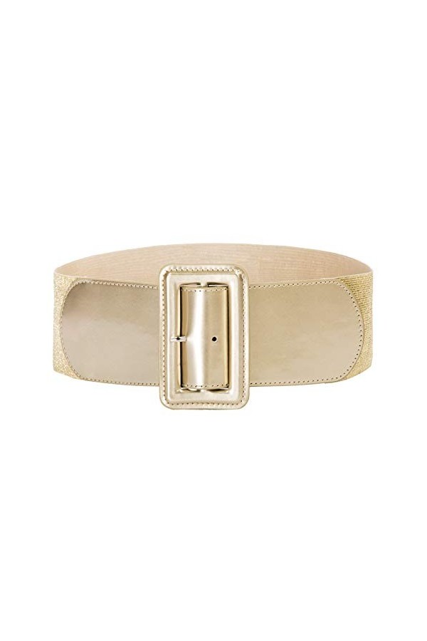 Hanna Nikole Ceinture de robe taille large pour femme Ceinture tressée en PU pour chemise coupe-vent Rouge M