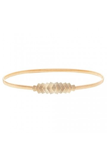 BABEYOND Ceinture de Robe en Métal Ceinture de Robe Mariée Courroie Métal Ceinture Mince Ceinture Élégant pour Robe Décoratio