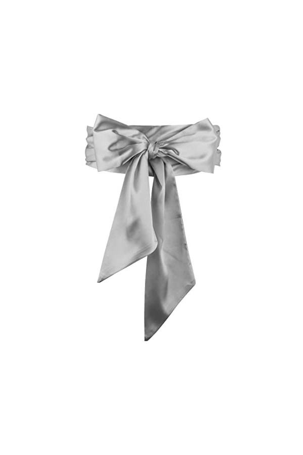 Bolerose Mariée Mariage Demoiselle dhonneur Satin Longue Boléro maille Ceinture Or champagne, 10CM X 250CM 