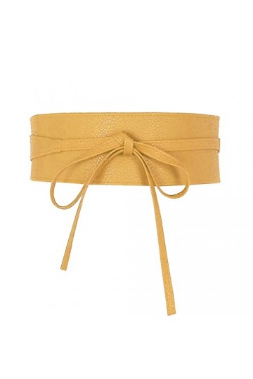Glamexx24 Ceinture femme large similicuir Obi ceinture portefeuille classique