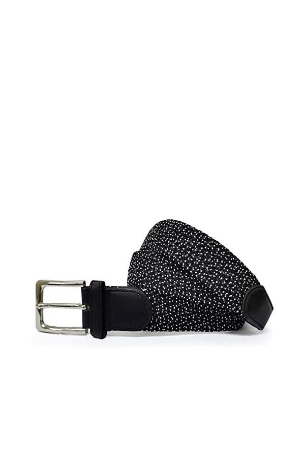 Gloop Ceinture élastique tressée unisexe - Largeur : environ 3,5 cm - Taille : 105 cm - 110 cm - 115 cm - 120 cm - 130 cm - 1