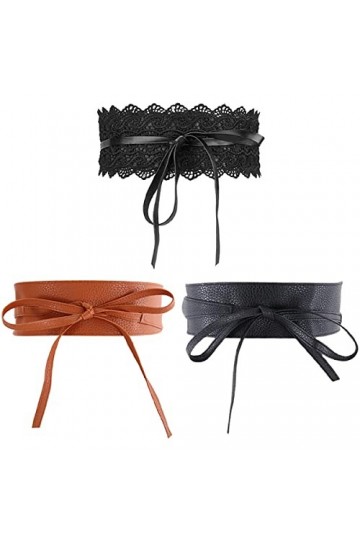 NC Mnixy The Belt Manchettes pour femme Noir Longueur 226 cm Largeur 6,5 cm EU