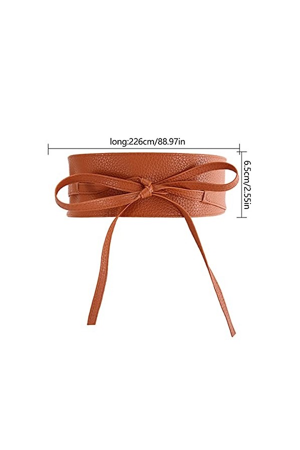 NC Mnixy The Belt Manchettes pour femme Noir Longueur 226 cm Largeur 6,5 cm EU