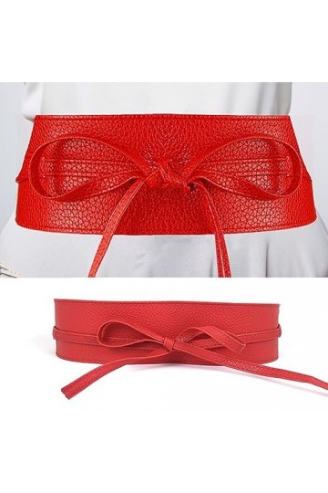 Ceinture Large à NœUd Noué Femme Ceinture Large OrnéE Ceinture Large éLastique Convient Aux Robes, Chemises, Accessoires Simp