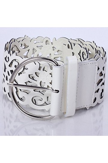 BOLAWOO-77 Ceinture Pour Dames Dragon Creuse Exquise Et Phoenix Ceinture Mode Chic À La Mode Ceinture Large Ceinture De Décor