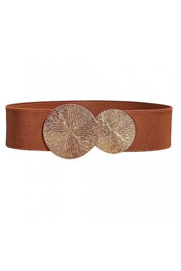 BBHKKL Ceinture Élastique pour Femme - Large Ceinture Vintage pour Robe, Chemises Ceintures de Mode pour Dames 1 