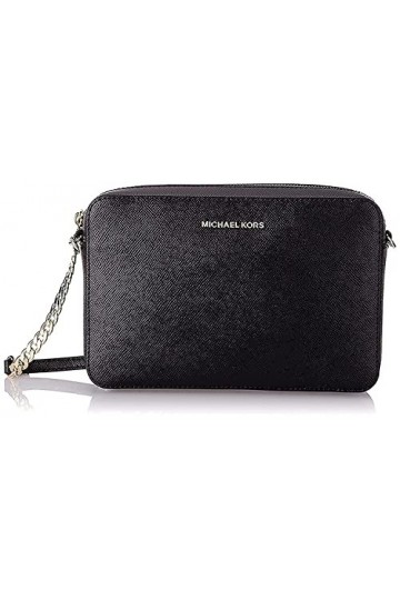 Michael Kors Jet Set Large, Bag Femme, Noir Black , 15x10x5 cm W x H x L 