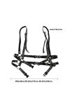 Punk Taille Harnais Ceinture Harnais Gothique Punk Taille Femme Harnais punk en cuir noir pour femme Ceintures de gilet régla