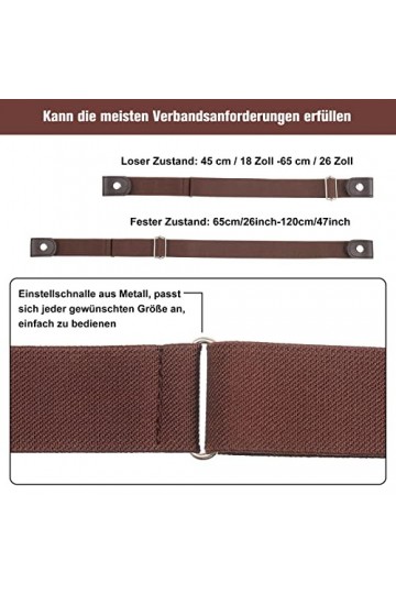 tao pipe 5 ceintures sans boucle ceinture élastique sans boucle ceinture invisible unisexe ceinture élastique Buckless Belt c