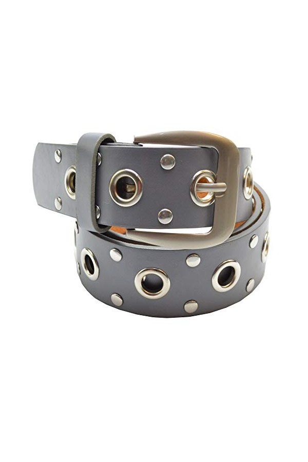 Ceinture à trou cloutée env.3,6&nbsp;cm de large - Multicolore - 110 cm