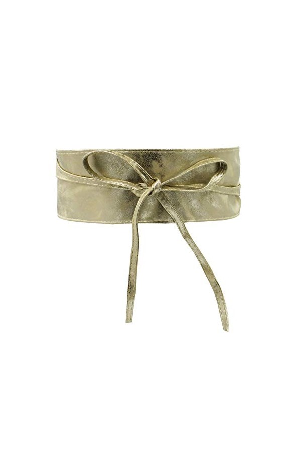Glamexx24 Ceinture femme large similicuir Obi ceinture portefeuille classique