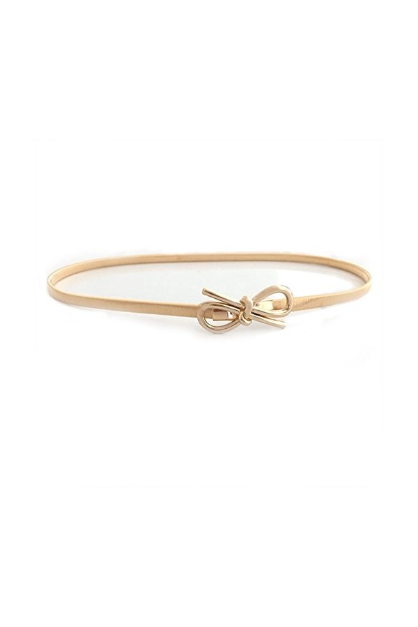 NUREINSS Ceinture de Robe en Métal Ceinture de Robe de Mariée Courroie Ceinture Mince Ceinture Élégant pour Robe Décoration S