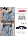 Nizirioo Ceinture Extensible sans Boucle: 6 Pièces Ceinture Sans Boucle Élastique Invisible, Adjustable Ceinture Élastique In