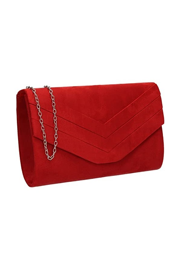SwankySwans Samantha, Pochette Femme, Rouge, Taille Unique