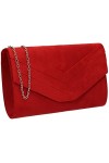 SwankySwans Samantha, Pochette Femme, Rouge, Taille Unique