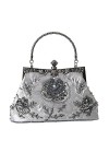 DA BODAN Vintage Floral Perlé Strass Broderie Dembrayage Paillettes De Mariage De Bal De Noce Sac De Mariée Bandoulière Soir