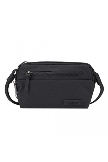 Travelon Petit sac bandoulière Metro convertible, antivol, noir Noir - 43416-500