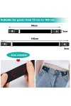 SPEACOUR 3 PCS Ceinture Invisible sans Boucle Ceinture Élastique Ajustable Grande Taille Ceinture Extensible Sans Boucle Unis