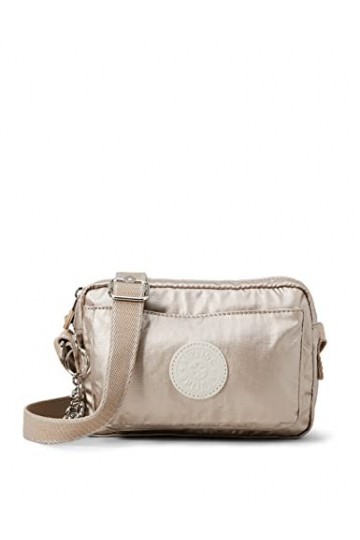 Kipling Femme Abanu Handbag, Argenté Metallic Glow , Taille Unique