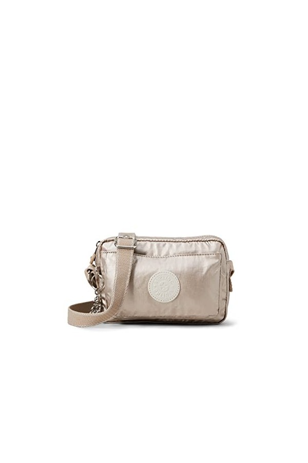 Kipling Femme Abanu Handbag, Argenté Metallic Glow , Taille Unique