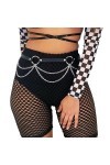 Ushiny Punk femmes ceintures de taille en cuir ceinture de corps accessoires dhalloween Festival Rave tenue pour femmes et f