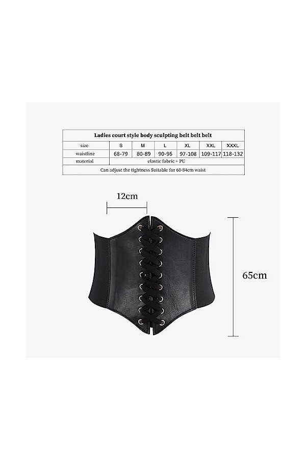 DULSPUE large ceinture à lacets pour femme - 1 pcs pour femmes ceintures de waspie, corset taille élastique pour Halloween Pa