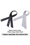 SUPERFINDINGS 2 Pcs 2 Couleurs Obi Ceinture Mode Imitation Cuir Ceinture Femmes Couleur Unie Noir Gris Rétro Ceinture Ceintur