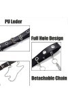 Durnrge Ceinture Cuir Femme, Ceinture à Œillet Ceinture en Jean Style Punk Ceinture Boucle Femme Femme Ceinture Cuir Pu Ceint