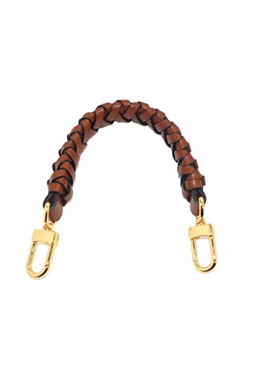 CLYDD Poignée tressée en cuir véritable pour LV Beaubourg Hobo Top Handle Neonoe Strap Pouch Pochette Pochette Pochette Poche