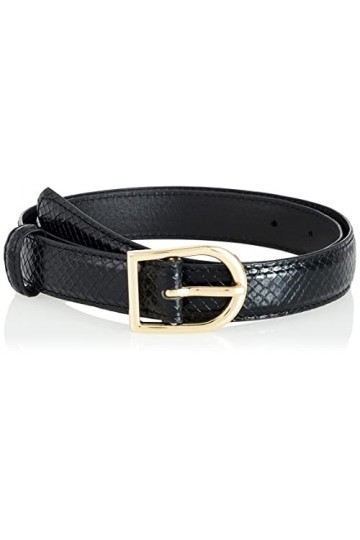 PIECES PCMERLE Jeans Belt Ceinture, Noir, 95 cm Femme