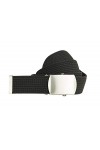 shenky - Ceinture en tissu à raccourcir soi-même - plusieurs coloris disponibles - L 160 x l 4 cm - blanc - 112cm