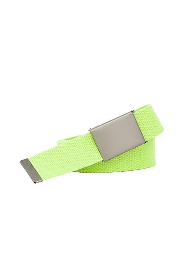 shenky - Ceinture en tissu à raccourcir soi-même - plusieurs coloris disponibles - L 160 x l 4 cm - blanc - 112cm