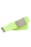 shenky - Ceinture en tissu à raccourcir soi-même - plusieurs coloris disponibles - L 160 x l 4 cm - blanc - 112cm