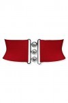 BlackButterfly Ceinture Élastique - 3 Pouces Large Rouge, S 