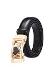 Femmes Ceinture Ratchet Ceintures en Cuir Véritable pour Les Dames Jeans avec Ceinture Automatique Coeur dor Boucle avec Rég
