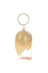 Linkidea Sacs à main dembrayage pour femmes soirée boule ronde cristal gland dame fête mariage sacs à bandoulière Argenté 